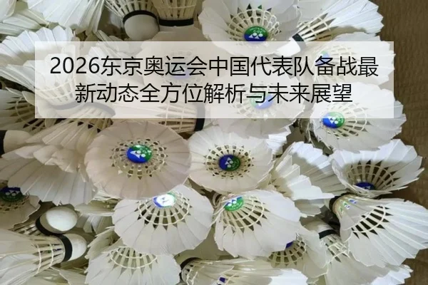 2026东京奥运会中国代表队备战最新动态全方位解析与未来展望